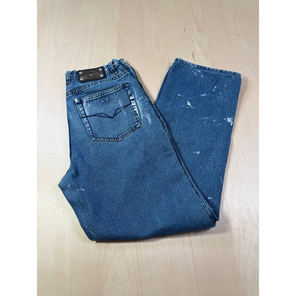 Armani Jeans Men's Blue Denim Jeans Size 33 Vintage Designer